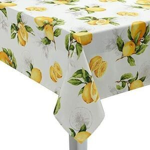 Lemons Spillproof Tablecloth 60 x 104 inch indoor outdoor NEW Summer